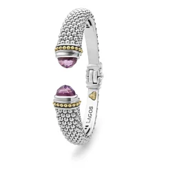 Two-Tone<LAGOS Amethyst Cuff Bracelet | 12Mm