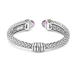 Two-Tone<LAGOS Amethyst Cuff Bracelet | 12Mm
