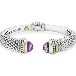 Cuffs<LAGOS Amethyst Cuff Bracelet | 12Mm