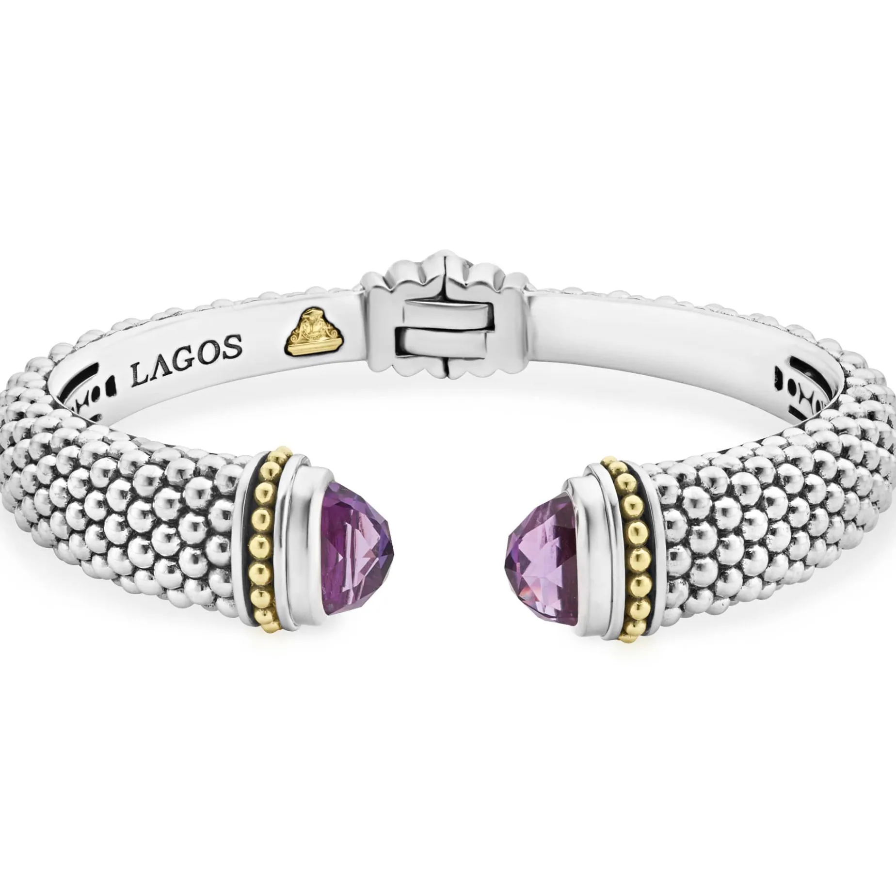 Cuffs<LAGOS Amethyst Cuff Bracelet | 12Mm