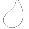 Silver<LAGOS Amethyst Necklace