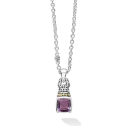 Gemstones<LAGOS Amethyst Pendant Necklace