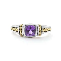 Two-Tone<LAGOS Amethyst Ring