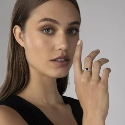 Two-Tone<LAGOS Amethyst Ring