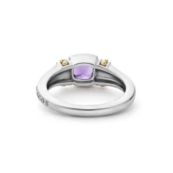 Two-Tone<LAGOS Amethyst Ring