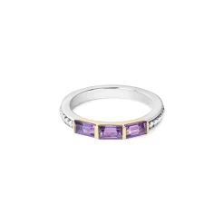 Gemstones<LAGOS Amethyst Stacking Ring