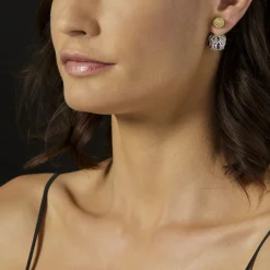 Gold<LAGOS Beaded 18K Gold Stud Earrings