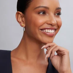 Gold<LAGOS Beaded 18K Gold Stud Earrings