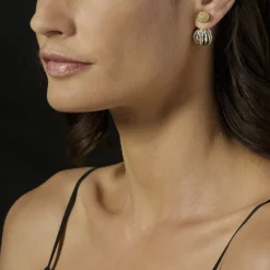 Gold<LAGOS Beaded 18K Gold Stud Earrings