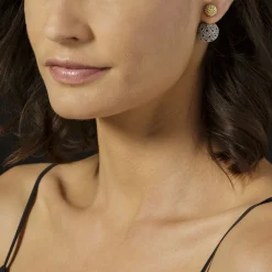 Gold<LAGOS Beaded 18K Gold Stud Earrings