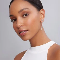 Silver<LAGOS Beaded Silver Stud Earrings