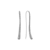 Silver<LAGOS Beaded Thin Drop Earrings