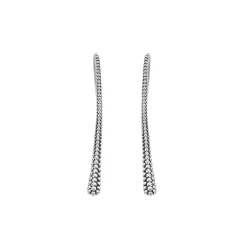 Caviar Earrings<LAGOS Beaded Thin Drop Earrings