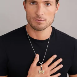 Amulets<LAGOS Black Agate Axe Amulet