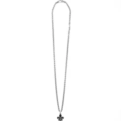 Necklaces & Chains<LAGOS Black Agate Fleur De Lis Amulet Necklace