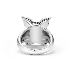 Rings<LAGOS Black Agate Krunch Ring