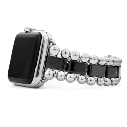 Watch Bracelets<LAGOS Black Ceramic And Stainless Steel Watch Bracelet-38-45Mm