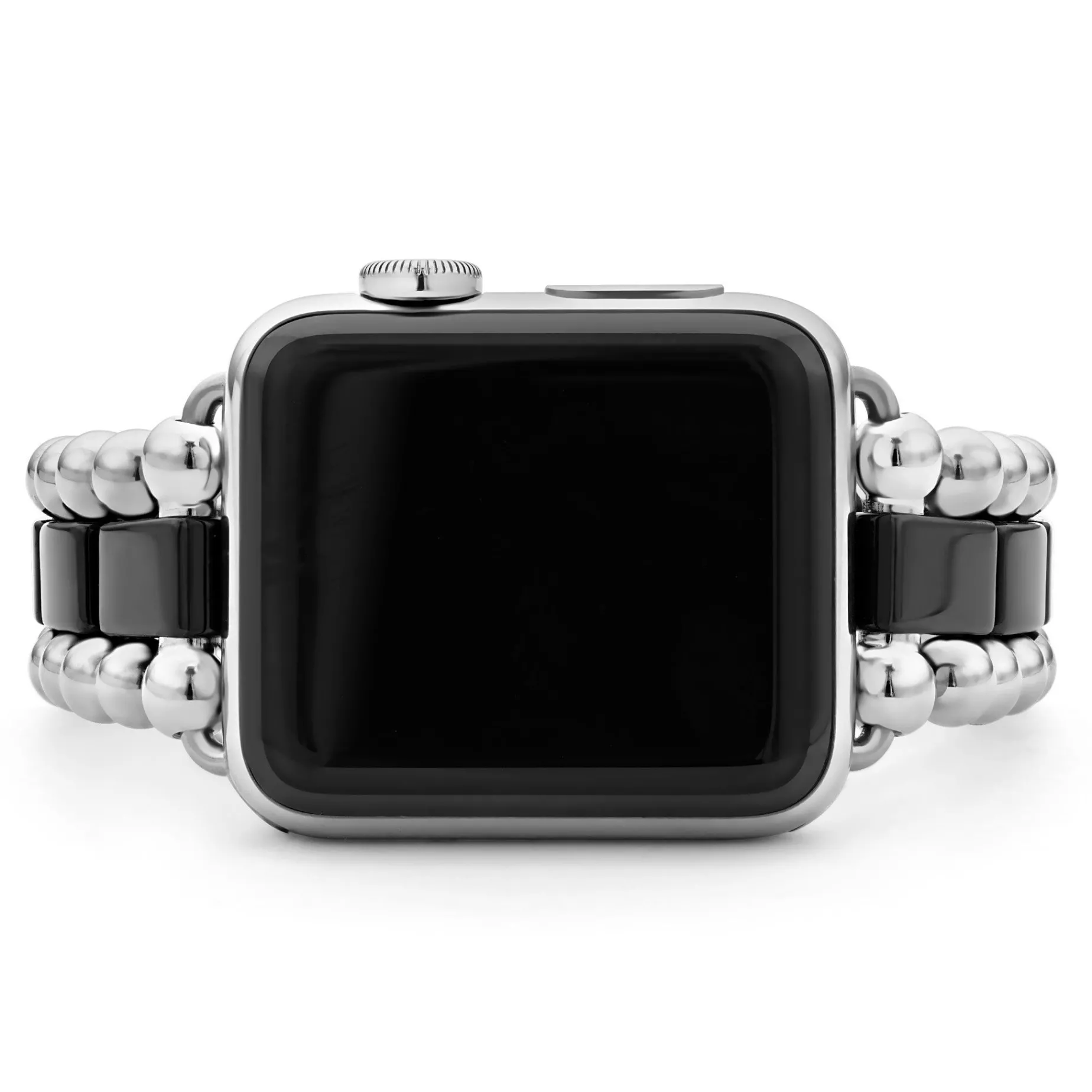 Watch Bracelets<LAGOS Black Ceramic And Stainless Steel Watch Bracelet-38-45Mm