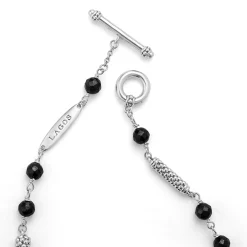 Caviar Bracelets<LAGOS Black Ceramic Beaded Bracelet