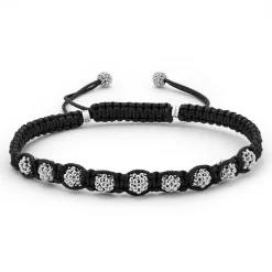 Bracelets<LAGOS Black Macrame Bracelet