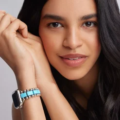 Watch Bracelets<LAGOS Blue Ceramic And Stainless Steel Watch Bracelet-38-45Mm