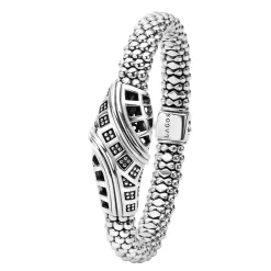 Silver<LAGOS Caviar Beaded Bracelet | 9Mm