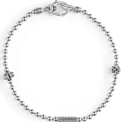 Silver<LAGOS Caviar Beaded Bracelet Gift Set