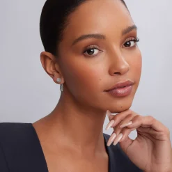 Silver<LAGOS Caviar Beaded Drop Earrings