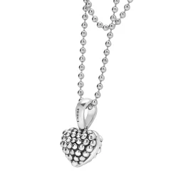 Pendant Necklaces<LAGOS Caviar Beaded Heart Pendant Necklace