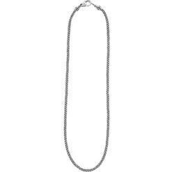 Silver<LAGOS Caviar Beaded Necklace | 3Mm