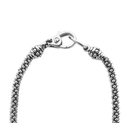 Silver<LAGOS Caviar Beaded Necklace | 3Mm
