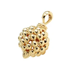 Gold<LAGOS Caviar Beaded Pendant