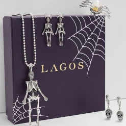 Drop Earrings<LAGOS Caviar Beaded Skull Drop Earrings