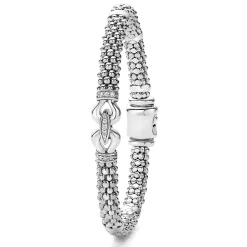 Diamonds<LAGOS Caviar Buckle Diamond Bracelet | 6Mm