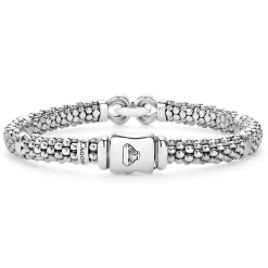 Diamonds<LAGOS Caviar Buckle Diamond Bracelet | 6Mm