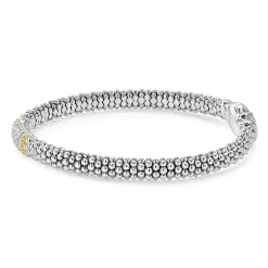 Two-Tone<LAGOS Caviar Diamond Bracelet | 6Mm