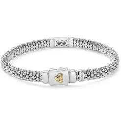 Two-Tone<LAGOS Caviar Diamond Bracelet | 6Mm
