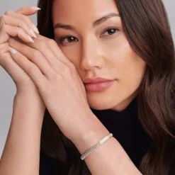 Two-Tone<LAGOS Caviar Diamond Bracelet | 6Mm