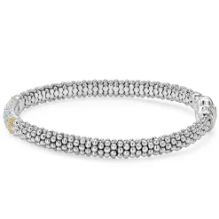 Two-Tone<LAGOS Caviar Diamond Bracelet | 6Mm