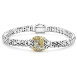 Diamonds<LAGOS Caviar Diamond Knot Bracelet | 6Mm