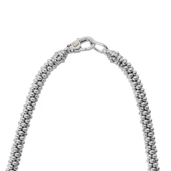 Two-Tone<LAGOS Caviar Diamond Necklace | 5Mm
