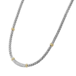 Diamonds<LAGOS Caviar Diamond Necklace | 3Mm