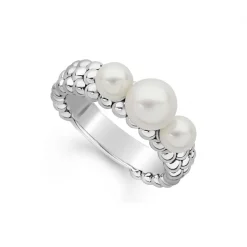 Caviar Rings<LAGOS Caviar Pearl Ring