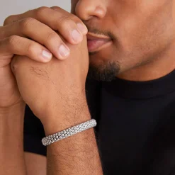 Bracelets<LAGOS Caviar Skull Bracelet | 9Mm