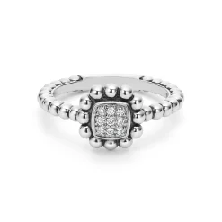 Stacking Rings<LAGOS Caviar Square Diamond Ring