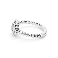 Stacking Rings<LAGOS Caviar Square Diamond Ring