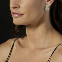 Diamonds<LAGOS Caviar Square Diamond Stud Earrings