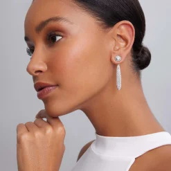 Diamonds<LAGOS Caviar Square Diamond Stud Earrings