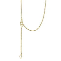 Gold<LAGOS Caviar Tassel Diamond Pendant Necklace