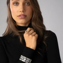 Diamonds<LAGOS Ceramic And Caviar Diamond Ring